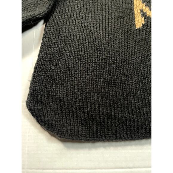 Wooden Ships Sz M/L Dog Mom Sweater Black Cozy Graphic Dog Lover Slouchy NWT - Picture 6 of 12